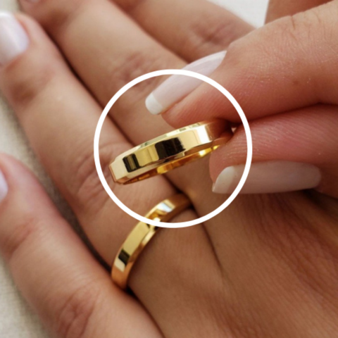 Aliança de moeda antiga avulsa modelo Italiana 4mm – Qualidade e tradição