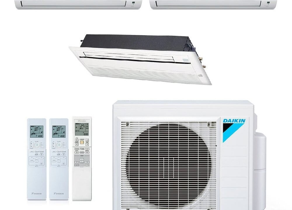 Ar-Condicionado Multi Split Inverter Daikin 24.000 BTUs para 3 Ambientes – Quente/Frio 220V