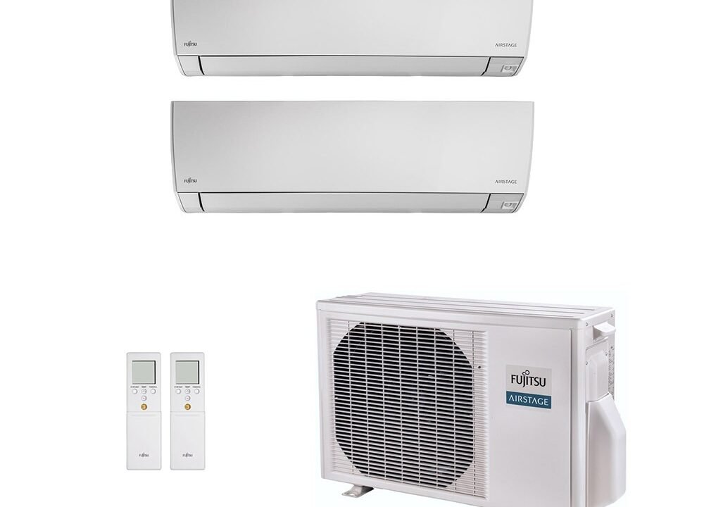Ar-Condicionado Multi Split Inverter Fujitsu 14.000 (2 Ambientes) Quente/Frio 220V