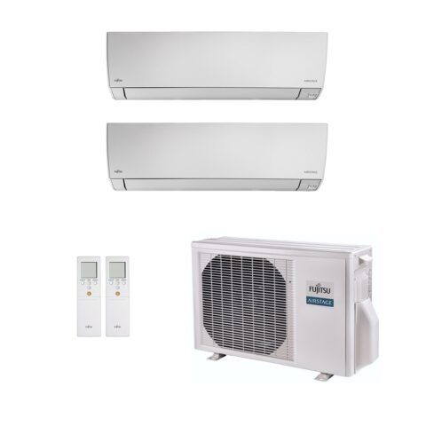 Ar-Condicionado Multi Split Inverter Fujitsu 14.000 (2 Ambientes) Quente/Frio 220V