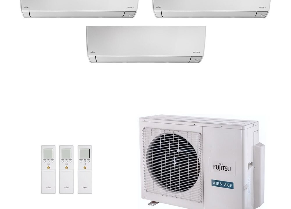 Ar-Condicionado Multi Split Inverter Fujitsu 18.000 Quente/Frio 220V – Conforto para 3 Ambientes