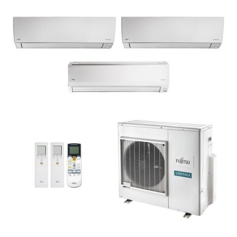 Ar-Condicionado Multi Split Inverter Fujitsu 35.000 BTUs – Conforto para 3 Ambientes