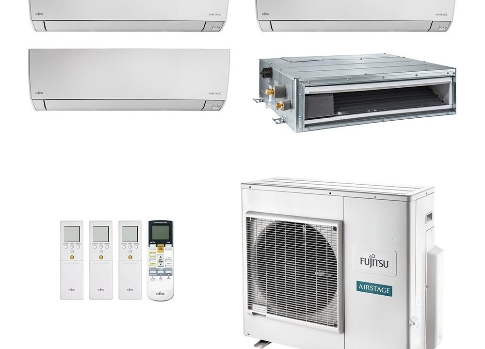 Ar-Condicionado Multi Split Inverter Fujitsu 35.000 Quente/Frio 220V