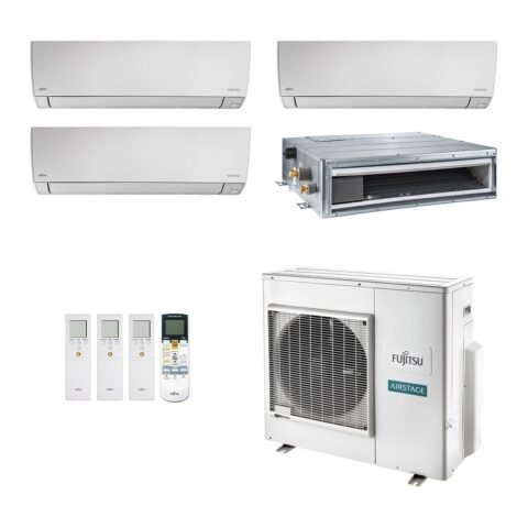 Ar-Condicionado Multi Split Inverter Fujitsu 35.000 Quente/Frio 220V