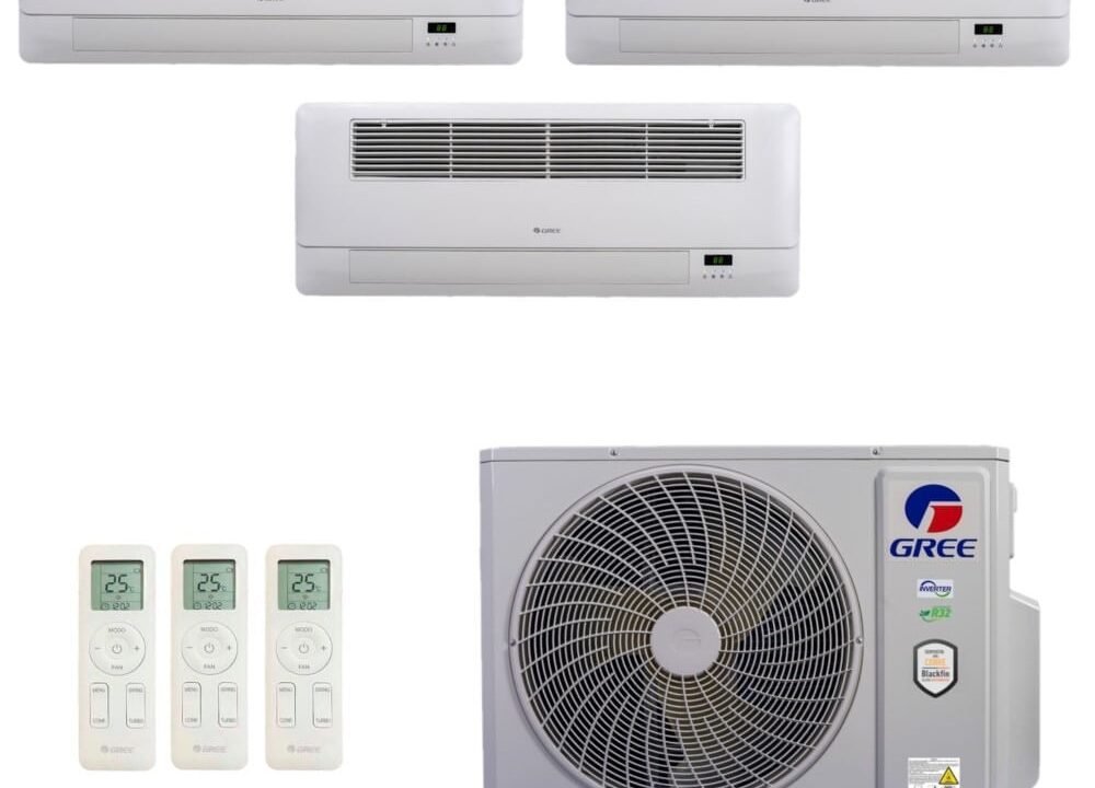 Ar-Condicionado Multi Split Inverter R-32 Gree 36.000 Quente/Frio 220V para 3 Ambientes