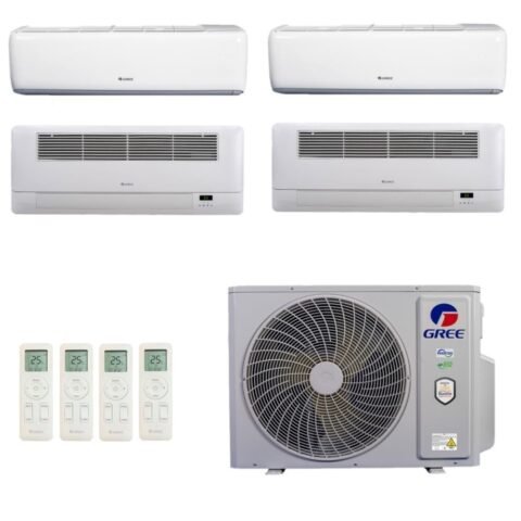Ar-Condicionado Multi Split Inverter R-32 Gree 36.000 – 4 Ambientes Quente/Frio 220V