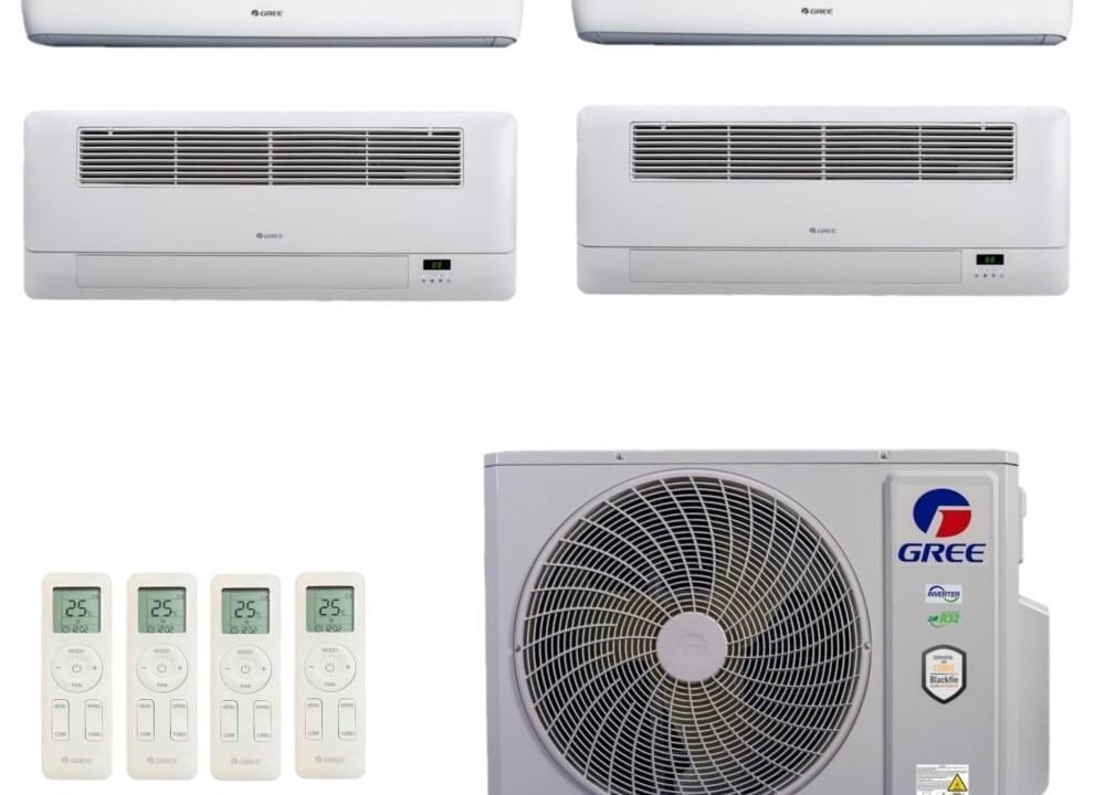 Ar-Condicionado Multi Split Inverter R-32 Gree 36.000 para 4 Ambientes – Quente/Frio 220V