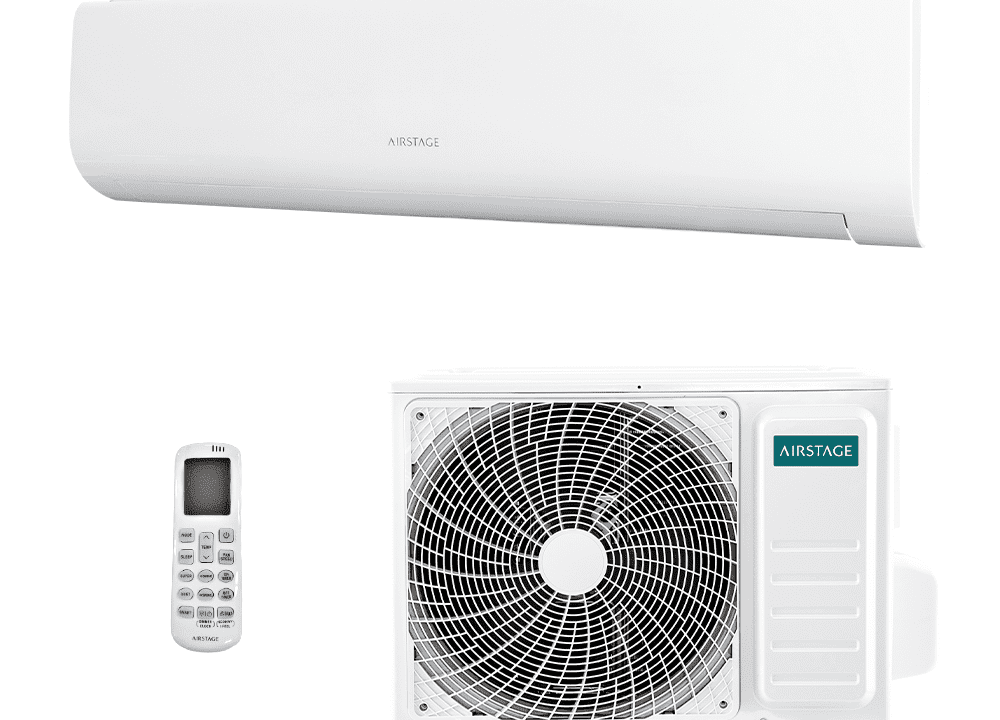 Ar-condicionado Split HW Inverter Fujitsu Airstage Essencial 9.000 BTUs R-32 Quente/Frio 220V