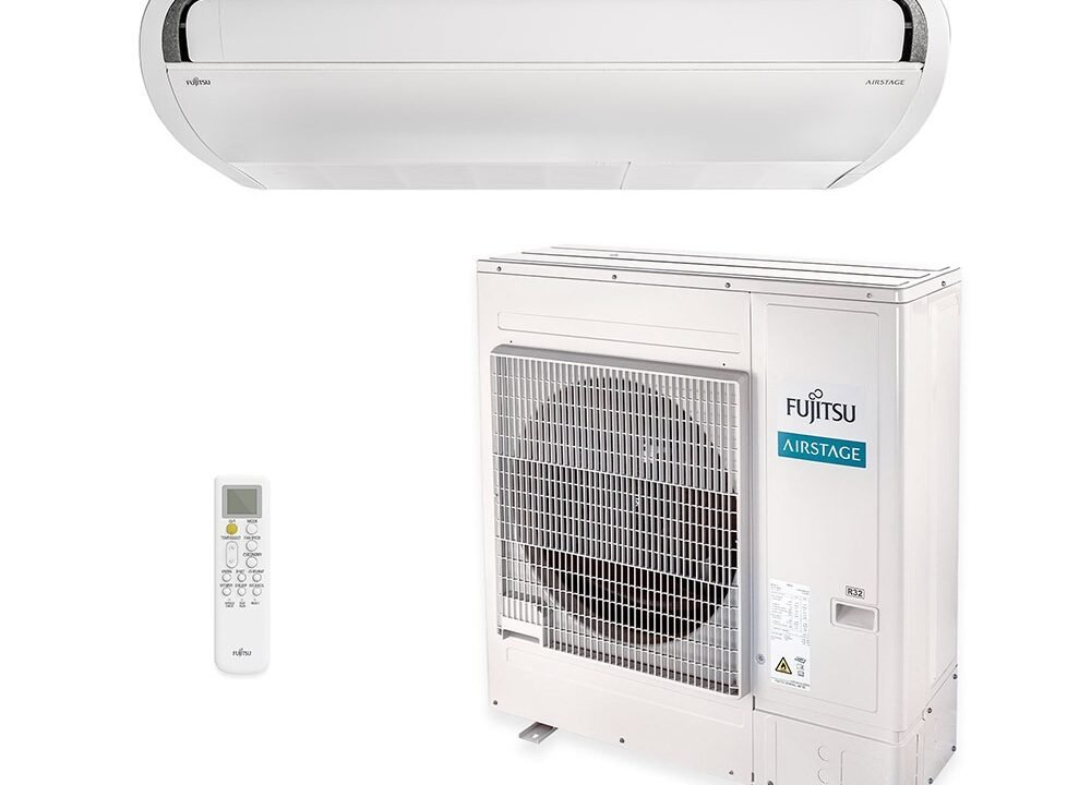 Ar-Condicionado Split Teto Inverter Fujitsu 45.000 BTUs Quente/Frio R32 380V Trifásico
