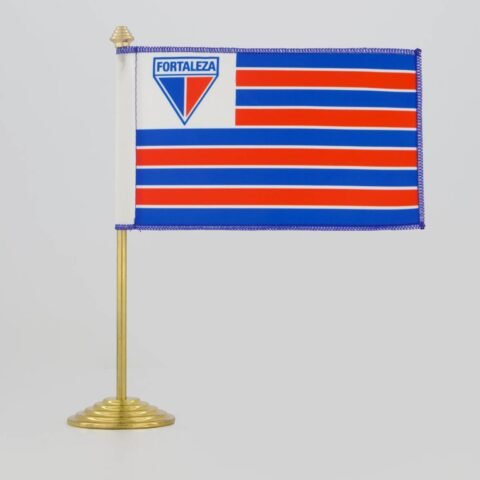 Bandeira de Mesa Fortaleza Tricolor – Mostre sua Paixão pelo Leão do Pici