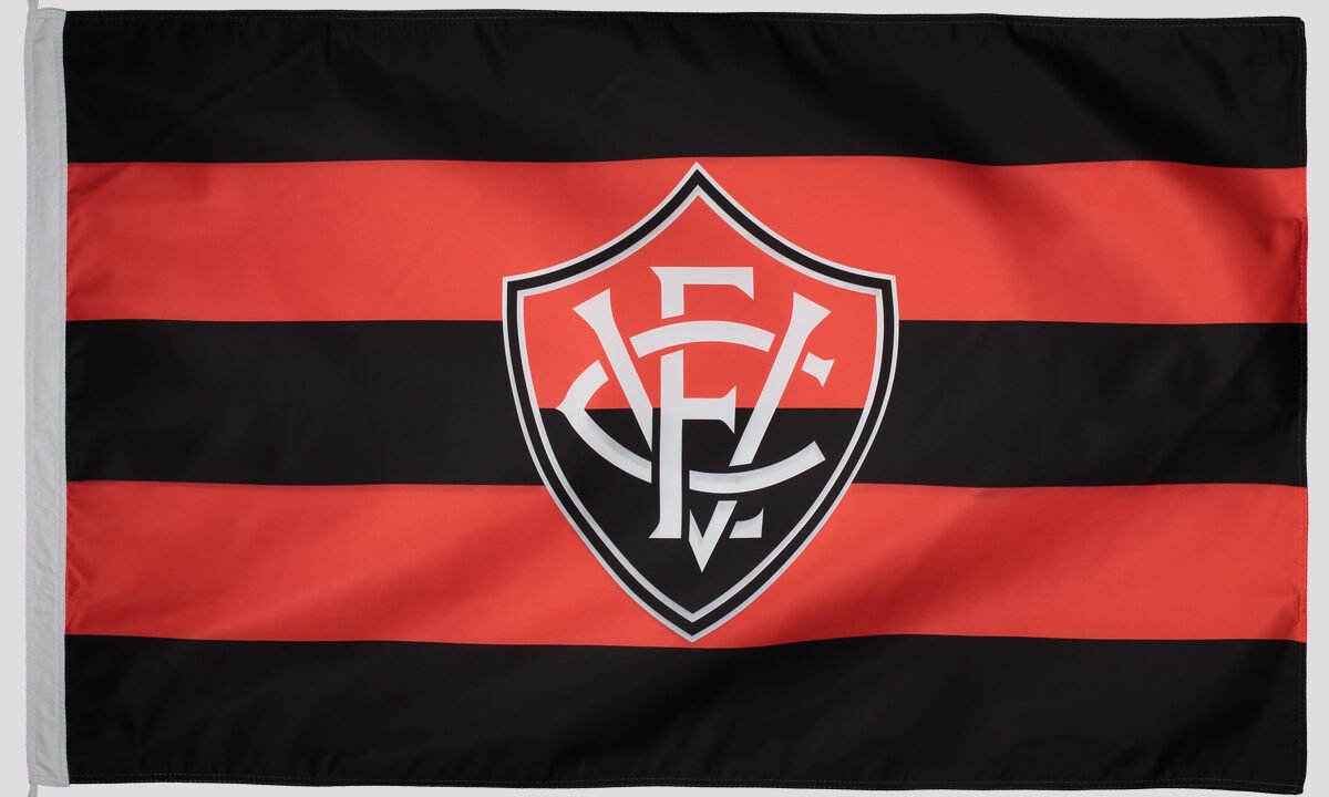 Bandeira Vitória Dupla Face Rubro Negra: Mostre sua Paixão pelo Clube