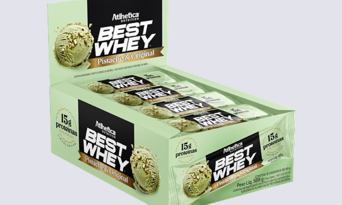Barra de Proteína Atlhetica Best Whey – 12 unidades para seu desempenho