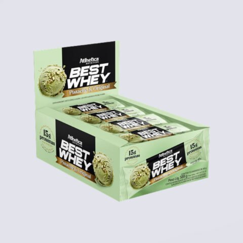 Barra de Proteína Atlhetica Best Whey – 12 unidades para seu desempenho