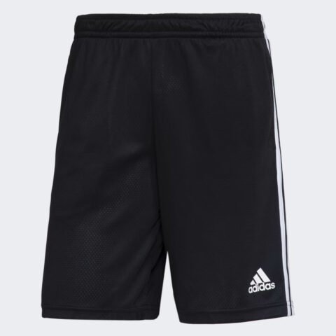 Bermuda Adidas 3 Stripes Preta e Branca: Conforto e Tecnologia para Seu Treino
