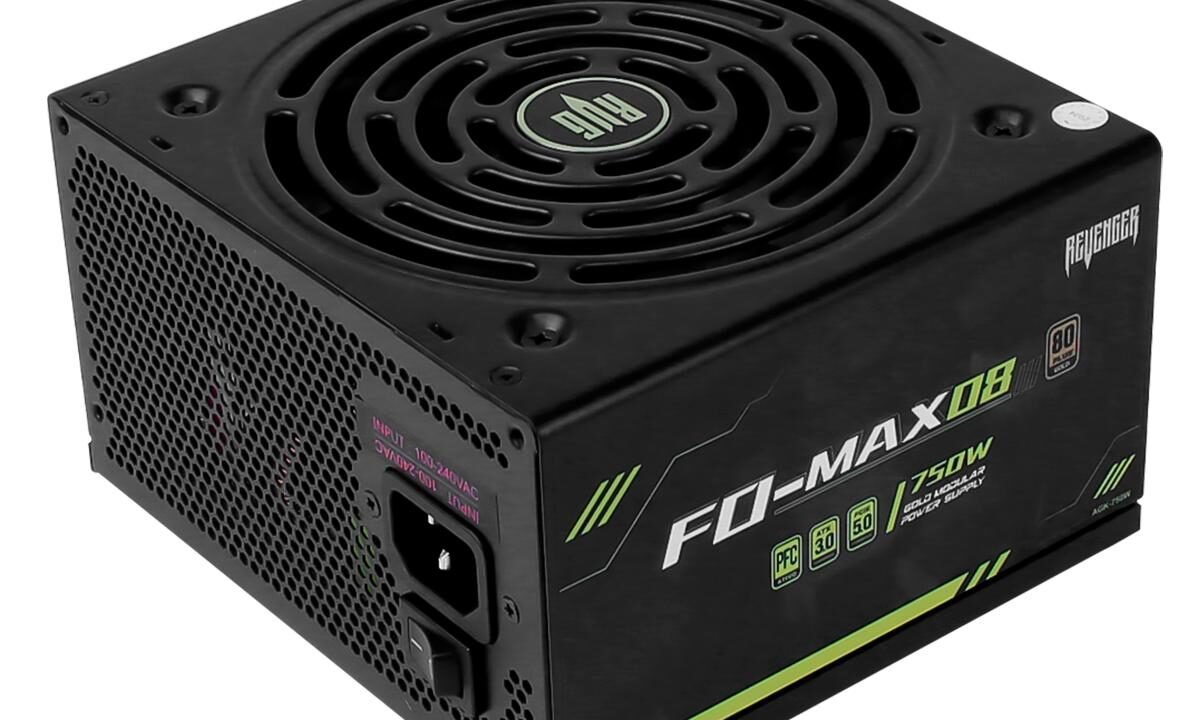 Fonte ATX Gamer Revenger 750W Modular 80 Plus Gold – Potência e Silêncio para Seu PC