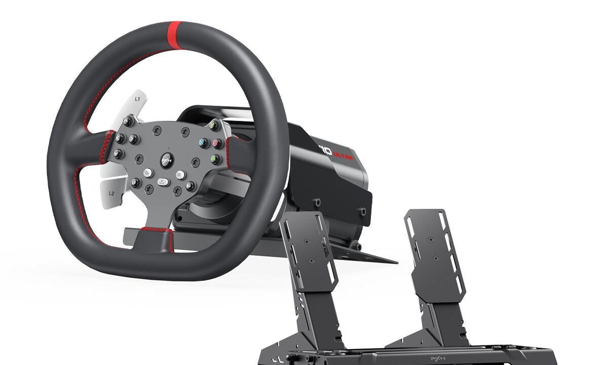 Volante Gamer PXN V10 Ultra Direct Drive 3.2Nm com Pedais Racing para PC, PS4 e Xbox Series