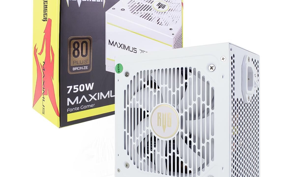 Fonte ATX Gaming 750W 80 Plus Bronze Revenger Silenciosa FO-MAX06