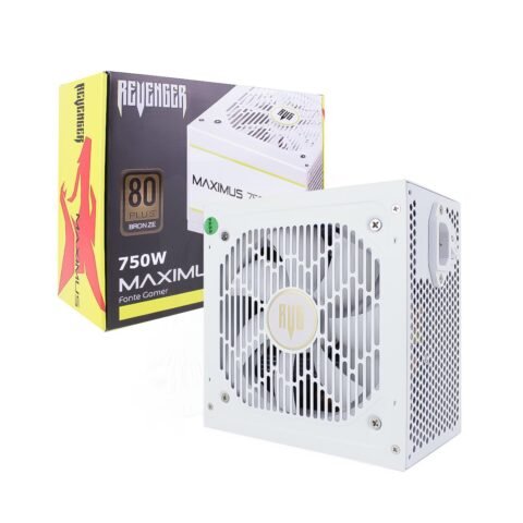 Fonte ATX Gaming 750W 80 Plus Bronze Revenger Silenciosa FO-MAX06