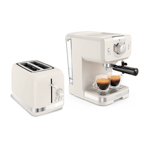 Kit Cafeteira Expresso e Torradeira Soleil Marfim – 127V da Arno