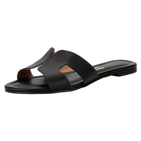 Tamanco Feminino Flat Vizzano 6371367 Preto 34 – Conforto e Estilo