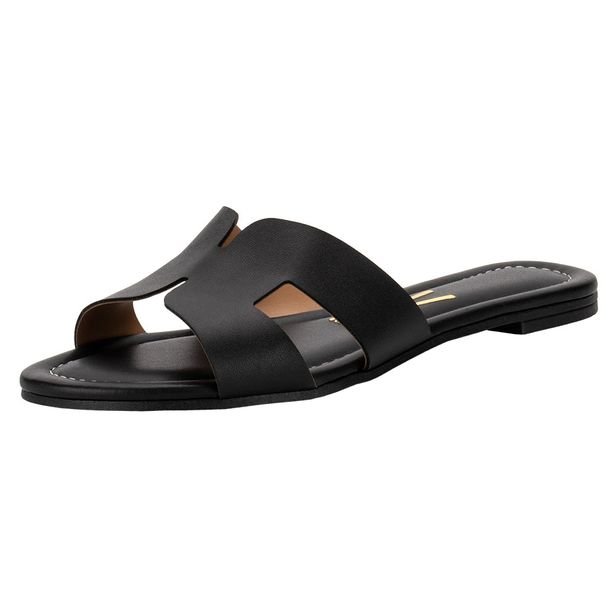 Tamanco Feminino Flat Vizzano 6371367 Preto 34 – Conforto e Estilo
