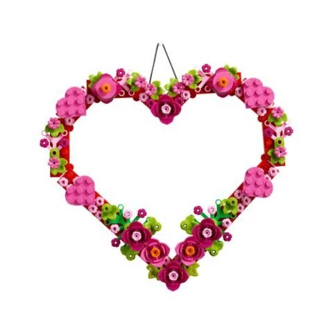 LEGO® Ornamento em Coração: Criatividade e Decoração para Todas as Ocasiões