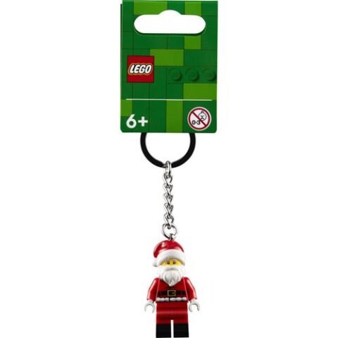 LEGO® Chaveiro Papai Noel: Presente Festivo Prático e Divertido