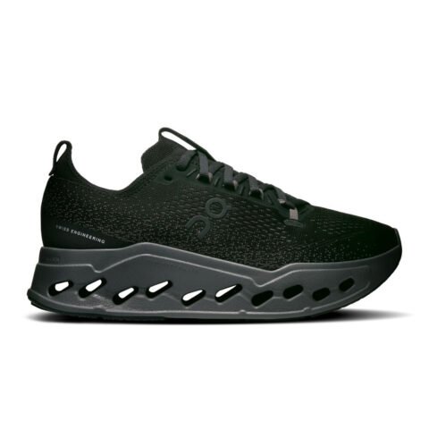 Tênis On Running Cloudsurfer Max Feminino Preto – Amortecimento e Conforto para Corridas Longas