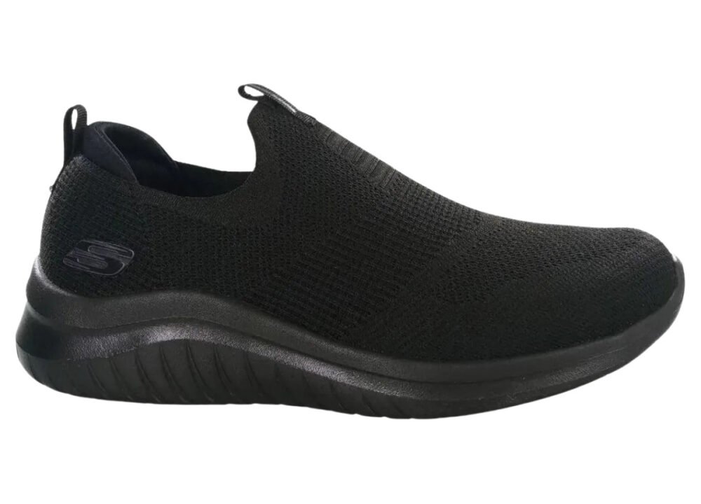 Tênis Skechers Arch Fit 2.0 Masculino Preto/Preto – Conforto e Estilo para o Dia a Dia