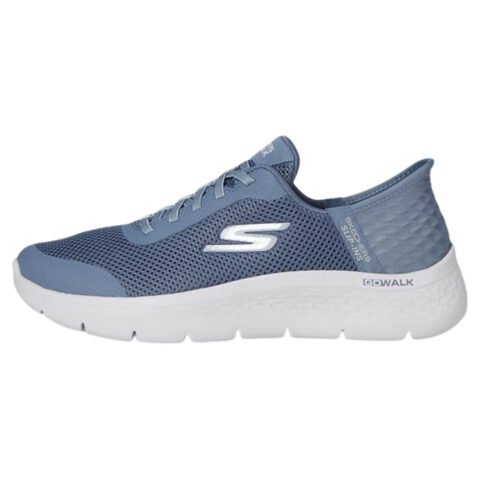 Tênis Skechers Go Walk Flex Feminino Azul – Conforto e Leveza para Caminhadas