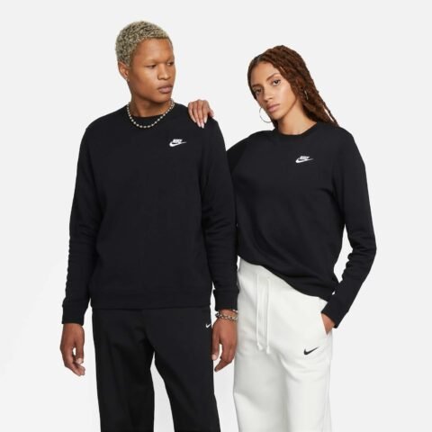 Blusão Nike Sportswear Club Fleece Crew Feminino – Conforto e Estilo para o Frio