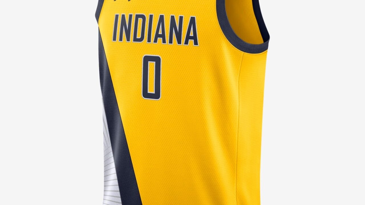 Regata Nike NBA Indiana Pacers Statement Edition Masculina – Conforto e Estilo na Quadra