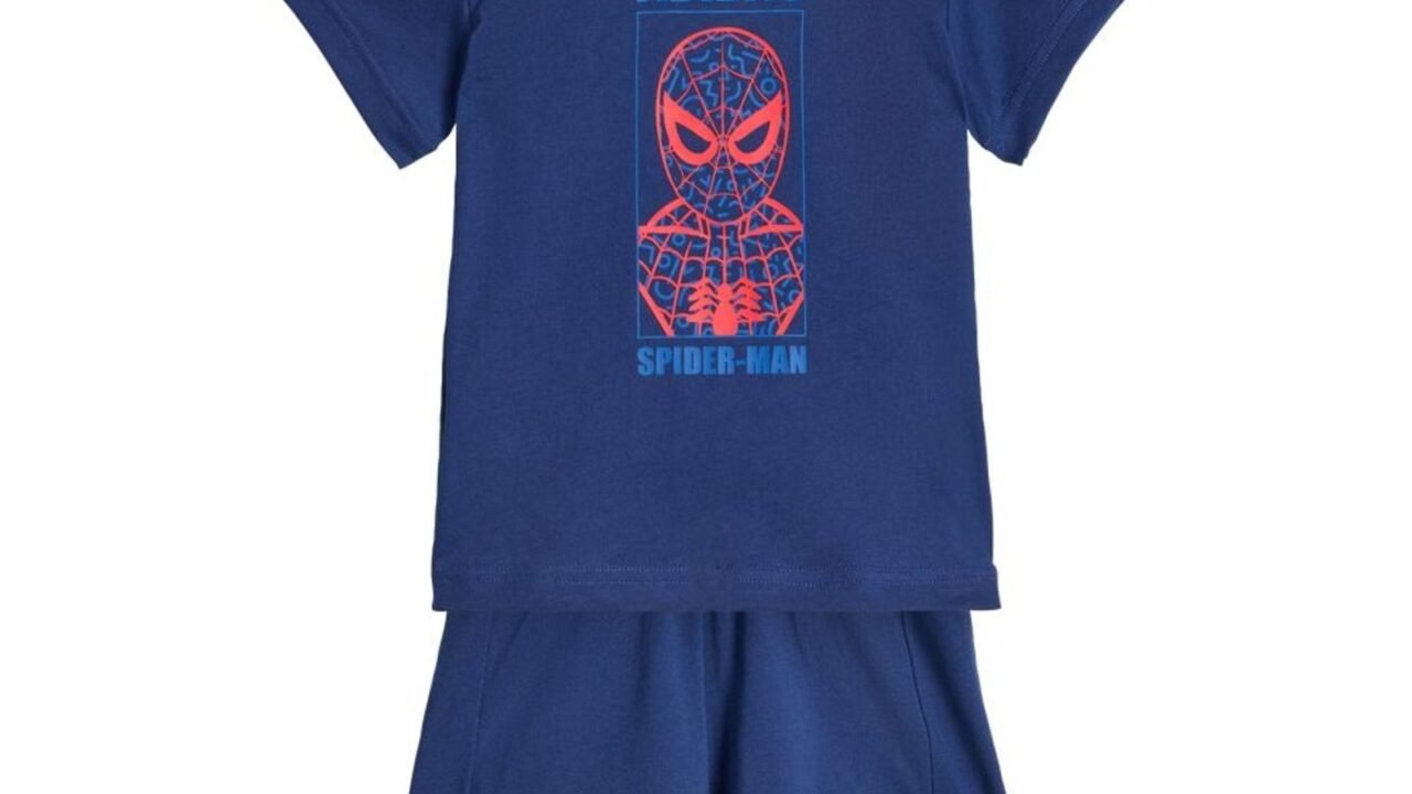Infantil – Conjunto de Camiseta adidas Marvel Homem-Aranha Azul