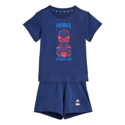 Infantil – Conjunto de Camiseta adidas Marvel Homem-Aranha Azul