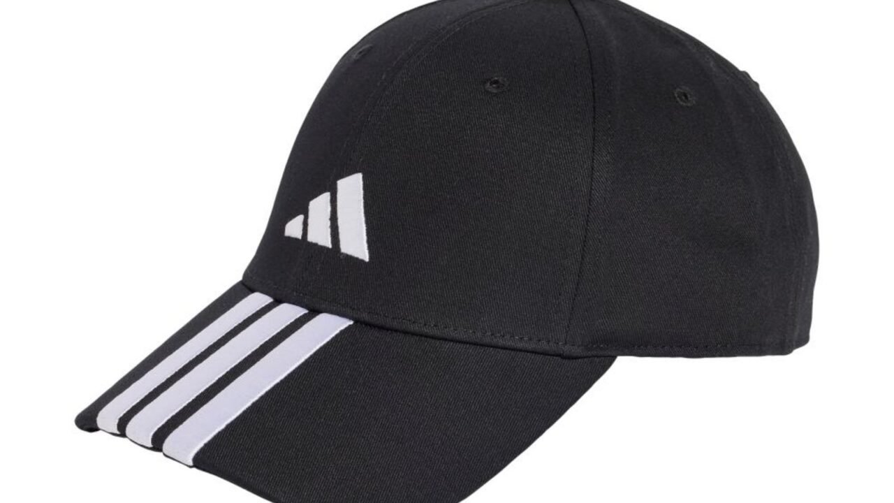 Boné Baseball Três Listras New Logo adidas Sportswear Preto – Conforto e Estilo
