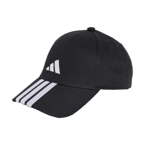 Boné Baseball Três Listras New Logo adidas Sportswear Preto – Conforto e Estilo
