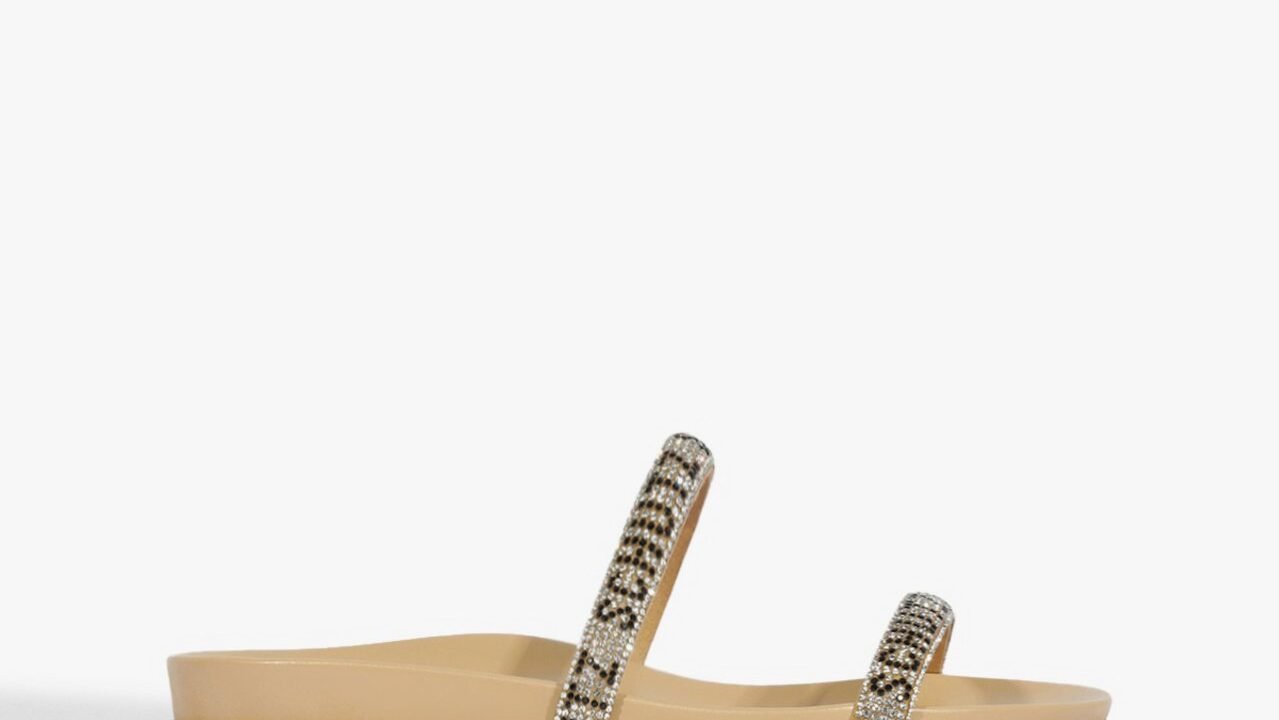 Papete Bless Brilho Bege | Schutz – Glamour e Conforto para Seus Looks