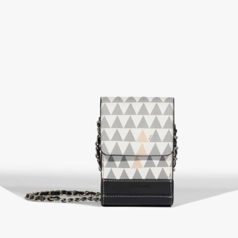 Bolsa Tiracolo Pequena New 4GRLS Triangle Branca | Schutz: Estilo e Praticidade