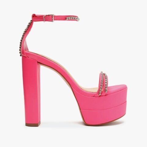 Sandália Meia Pata Fabienne Rosa | Schutz – Elegância e Conforto para Seus Looks