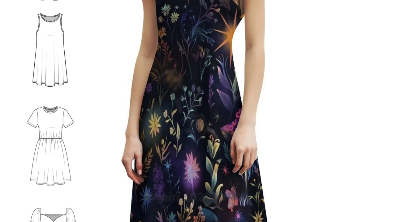Vestido Estilo Coreano Witchy Seamless – Elegância Casual com 50% OFF