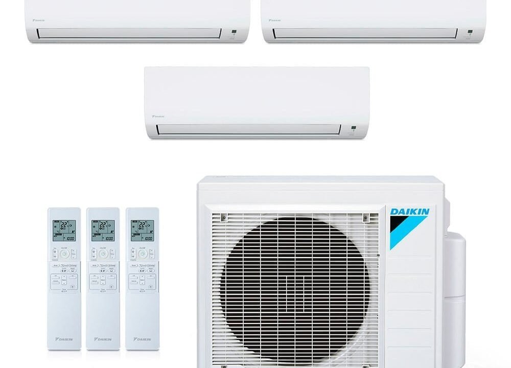 Ar-Condicionado Multi Split Inverter Daikin 28.000 (3x Evap HW 12.000) Quente/Frio 220V