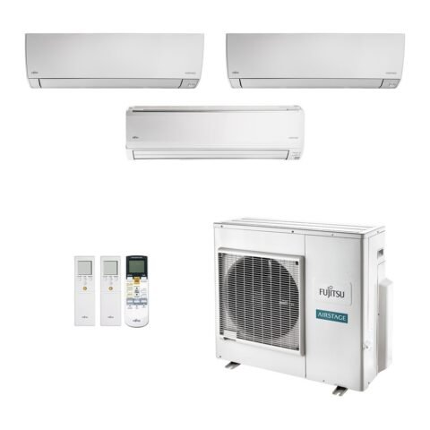 Ar-Condicionado Multi Split Inverter Fujitsu 35.000 BTUs Quente/Frio 220V