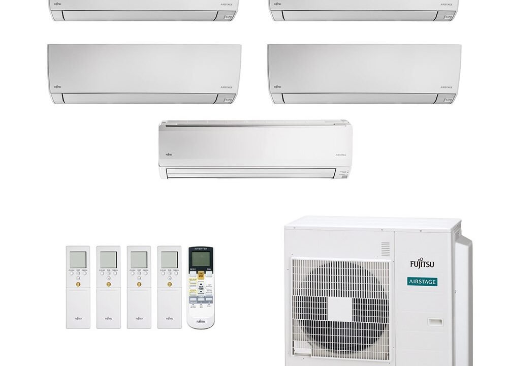 Ar-Condicionado Multi Split Inverter Fujitsu 45.000: Conforto para 5 Ambientes