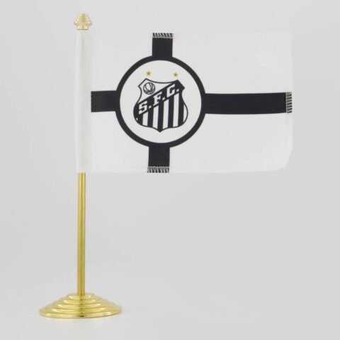 Bandeira de Mesa Santos: Mostre seu orgulho pelo Peixe com estilo