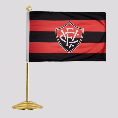 Bandeira de Mesa Vitória Rubro Negro: Decore seu Espaço com Estilo
