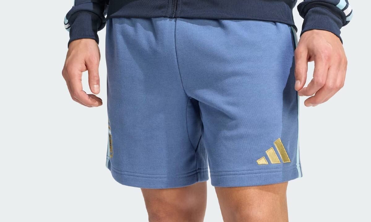 Bermuda Adidas Argentina DNA Azul: conforto e estilo para o dia a dia