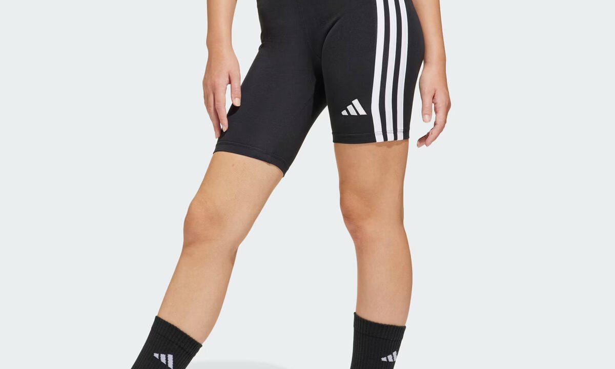 Bermuda Adidas Essentials Biker 3S Juvenil Preta – Conforto e Estilo para o Dia a Dia