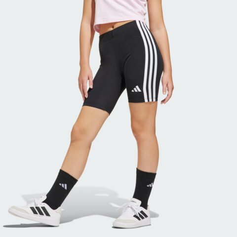 Bermuda Adidas Essentials Biker 3S Juvenil Preta – Conforto e Estilo para o Dia a Dia