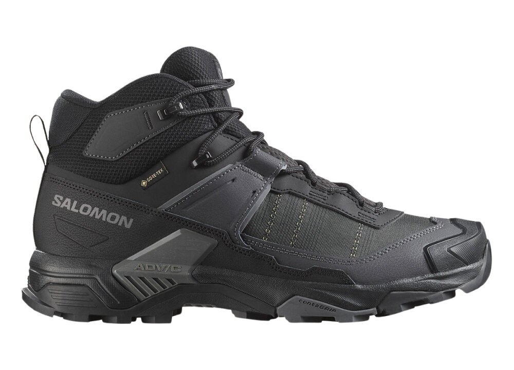 Bota Salomon X Ultra 5 MID GTX Masculina Preta – Conforto e Segurança nas Trilhas