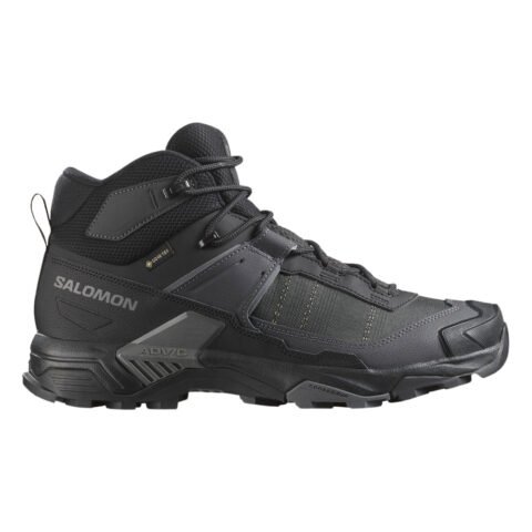 Bota Salomon X Ultra 5 MID GTX Masculina Preta – Conforto e Segurança nas Trilhas